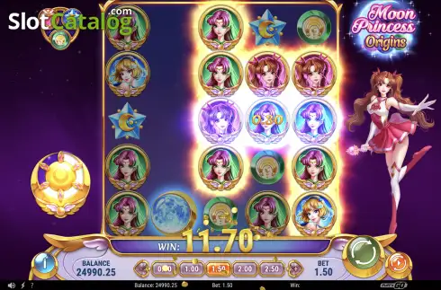 Οθόνη4. Moon Princess Origins Κουλοχέρης