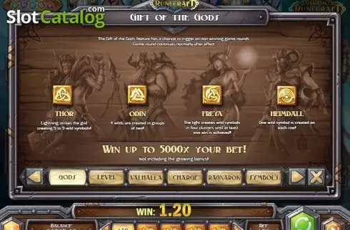 Πίνακας πληρωμών 1. Viking Runecraft Κουλοχέρης