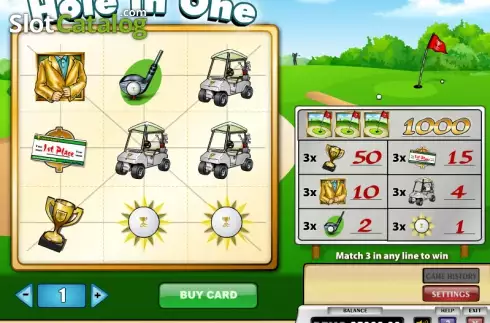 Οθόνη 1. Hole in One (Others) Κουλοχέρης