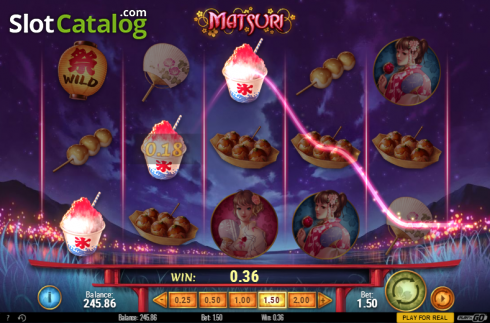 Οθόνη 4. Matsuri (Play'n Go) Κουλοχέρης