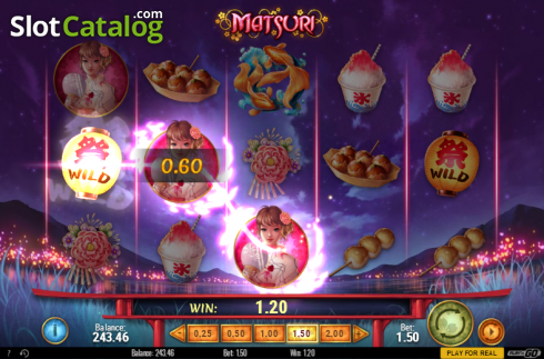 Οθόνη 7. Matsuri (Play'n Go) Κουλοχέρης