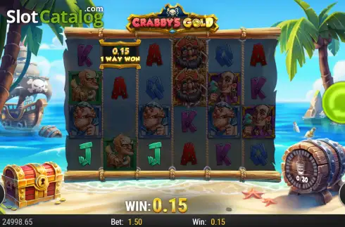 Οθόνη3. Crabby's Gold Κουλοχέρης 