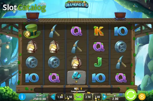 Οθόνη3. Leprechaun’s Diamond Dig Κουλοχέρης