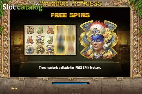 Οθόνη 1. Aztec Warrior Princess Κουλοχέρης