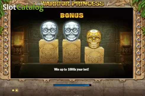 Οθόνη 2. Aztec Warrior Princess Κουλοχέρης