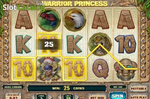 Οθόνη 4. Aztec Warrior Princess Κουλοχέρης