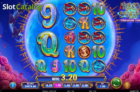 Οθόνη3. Rosy Orbit Treasure Turn Κουλοχέρης