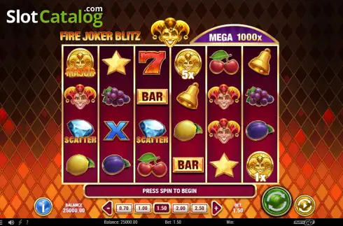 Οθόνη2. Fire Joker Blitz Κουλοχέρης