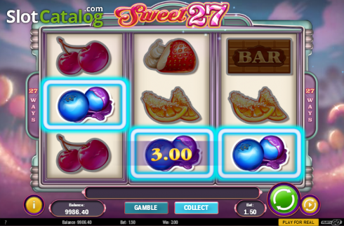 Οθόνη 4. Sweet 27 Κουλοχέρης
