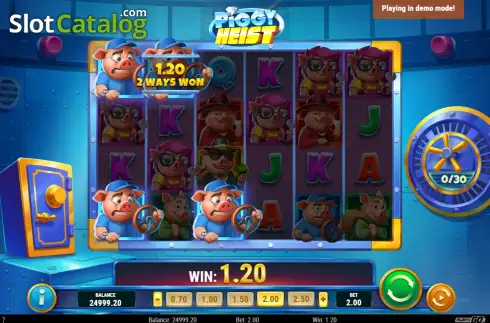 Οθόνη3. Piggy Heist Κουλοχέρης