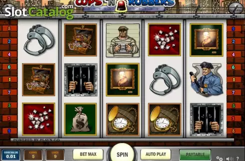 Ροδέλες. Cops'N Robbers (Play'n Go) Κουλοχέρης