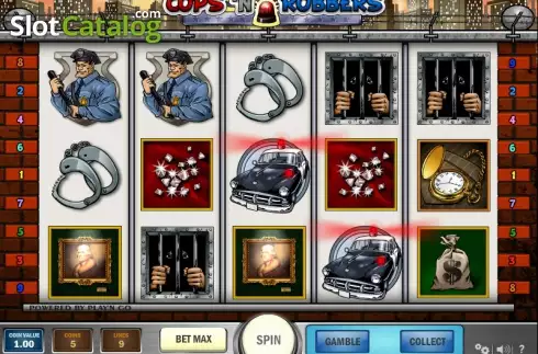 Ροδέλες. Cops'N Robbers (Play'n Go) Κουλοχέρης