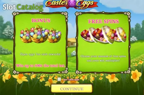 Τα χαρακτηριστικά του παιχνιδιού. Easter Eggs Κουλοχέρης