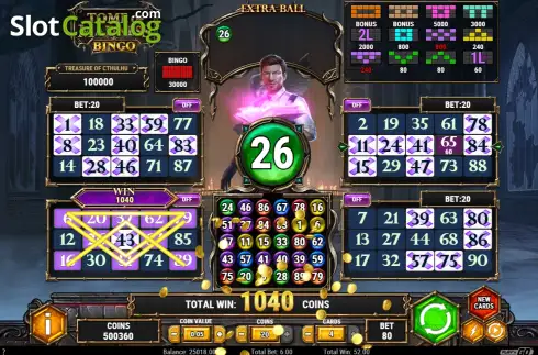 Οθόνη3. Tome of Madness Bingo Κουλοχέρης 