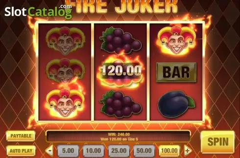 Ροδέλες. Fire Joker Κουλοχέρης