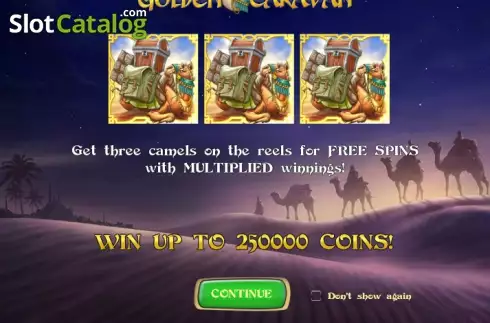 Τα χαρακτηριστικά του παιχνιδιού. Golden Caravan Κουλοχέρης 