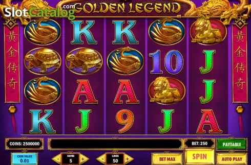 Ροδέλες. Golden Legend (Play'n Go) Κουλοχέρης