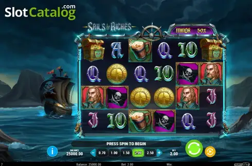 Οθόνη2. Sails of Riches Κουλοχέρης 