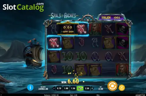 Οθόνη3. Sails of Riches Κουλοχέρης 