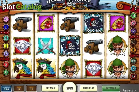 Ροδέλες. Jolly Roger (Play'n Go) Κουλοχέρης