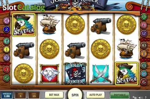 Διασπορά. Jolly Roger (Play'n Go) Κουλοχέρης