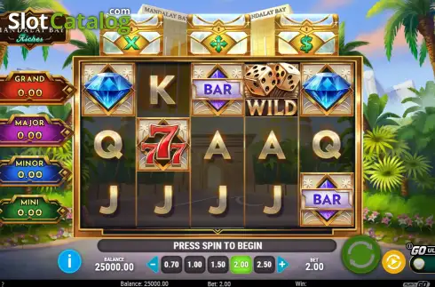 Οθόνη2. Mandalay Bay Riches Κουλοχέρης 