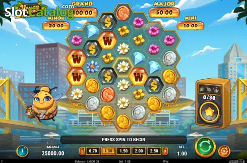 Οθόνη2. Honey Rush Black and Yellow Κουλοχέρης