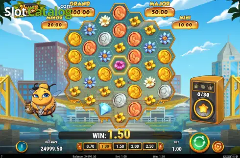 Οθόνη3. Honey Rush Black and Yellow Κουλοχέρης