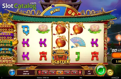 Οθόνη2. Blazing Dragon Fortunes Κουλοχέρης 