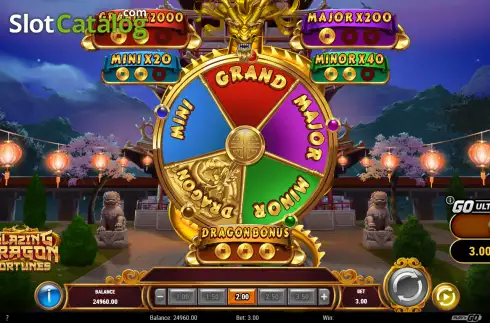 Οθόνη3. Blazing Dragon Fortunes Κουλοχέρης 