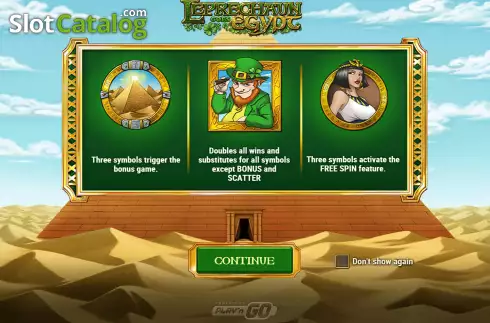 Οθόνη2. Leprechaun Goes Egypt Κουλοχέρης