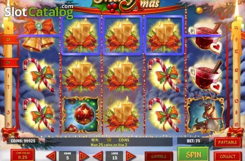 Ροδέλες. Merry Xmas (Play'n Go) Κουλοχέρης