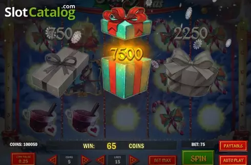 Μεγάλη νίκη. Merry Xmas (Play'n Go) Κουλοχέρης