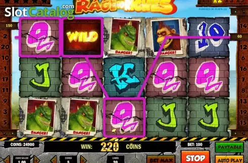 Αγριος. Rage to Riches Κουλοχέρης