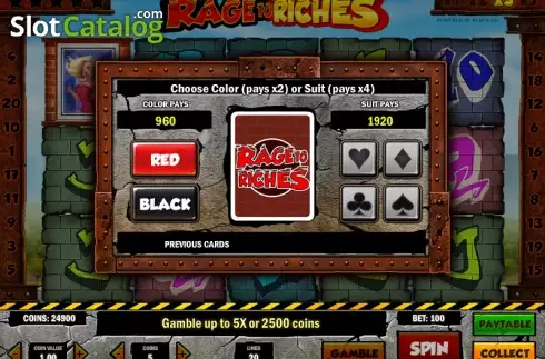 Παιχνίδι κινδύνου. Rage to Riches Κουλοχέρης