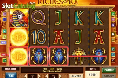 Αγριος. Riches of Ra Slot Κουλοχέρης