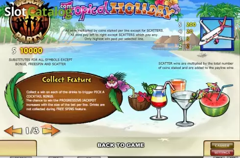 Πίνακας πληρωμών 1. Tropical Holiday Κουλοχέρης