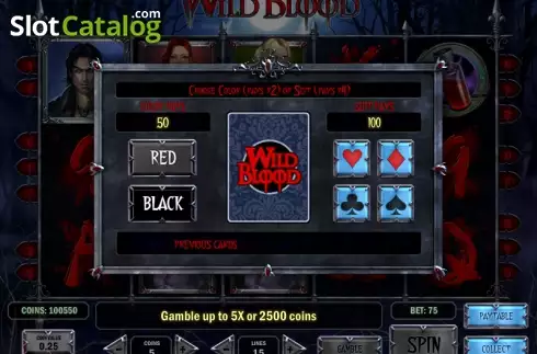 Παιχνίδι κινδύνου. Wild Blood Κουλοχέρης