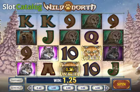 Οθόνη4. Wild North (Play’n Go) Κουλοχέρης