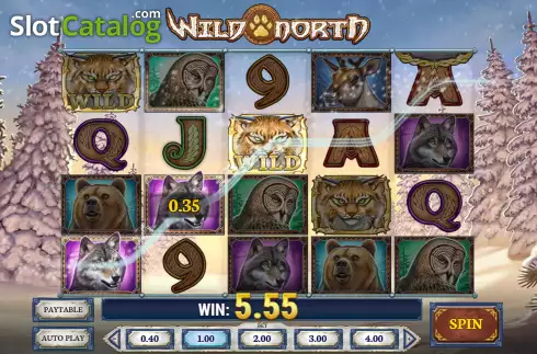 Οθόνη5. Wild North (Play’n Go) Κουλοχέρης