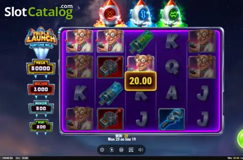 Οθόνη3. Triple Launch Fortune Wild Κουλοχέρης
