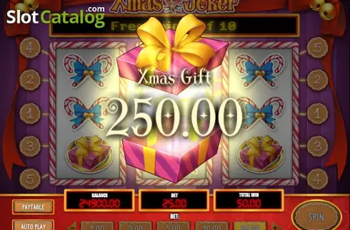 Κερδίστε Παρουσίαση. Xmas Joker Κουλοχέρης