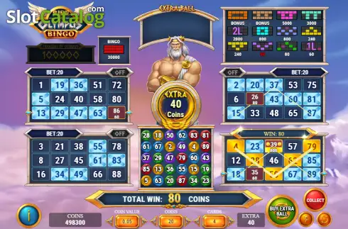 Οθόνη3. Rise of Olympus Bingo Κουλοχέρης