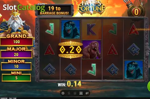 Οθόνη3. Fate's Fortune Κουλοχέρης