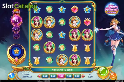 Οθόνη2. Moon Princess Extreme Κουλοχέρης