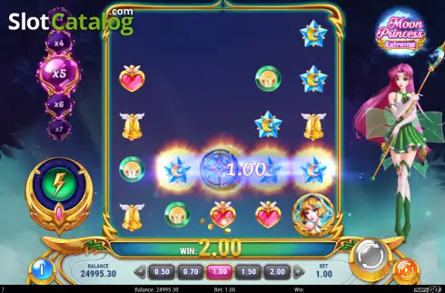 Οθόνη3. Moon Princess Extreme Κουλοχέρης