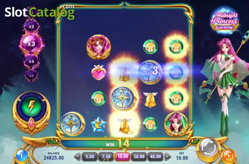 Οθόνη3. Midnight Princess Extreme Κουλοχέρης