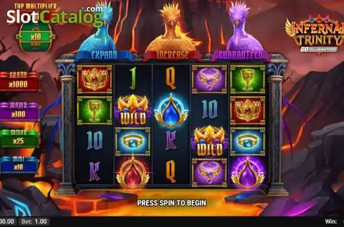 Οθόνη2. Infernal Trinity GO Guaranteed Κουλοχέρης