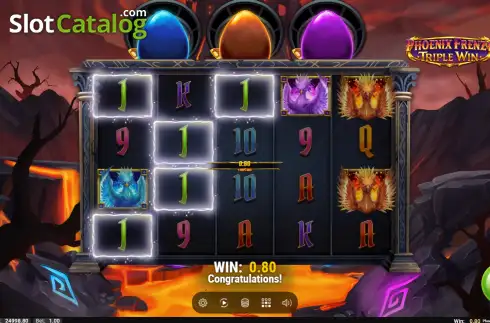 Οθόνη3. Phoenix Frenzy Triple Win Κουλοχέρης