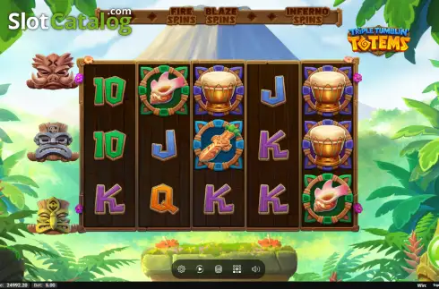 Οθόνη2. Triple Tumblin' Totems Κουλοχέρης